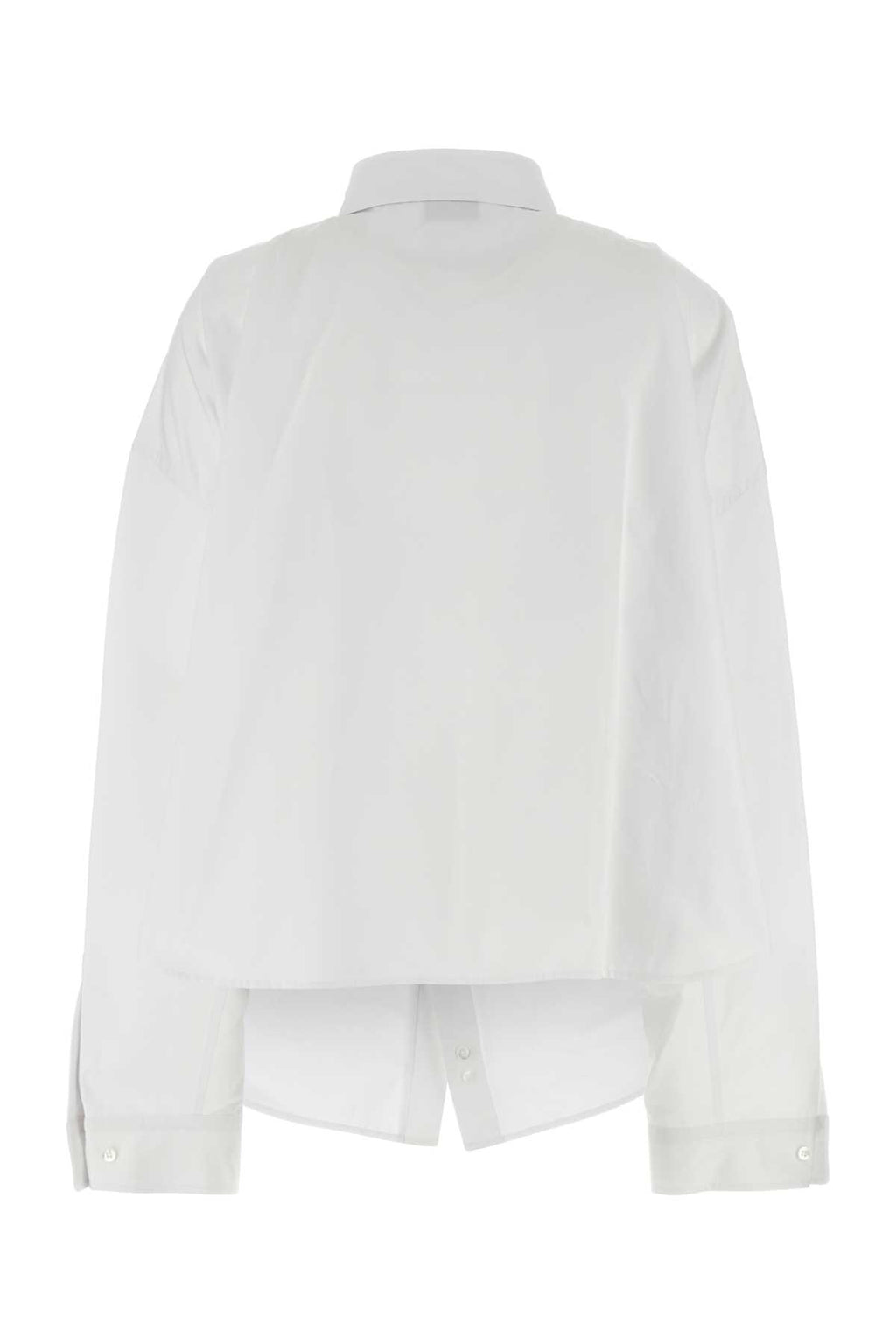 BALENCIAGA ASYMMETRIC SHIRT For Women Exterior: 100% Cotton