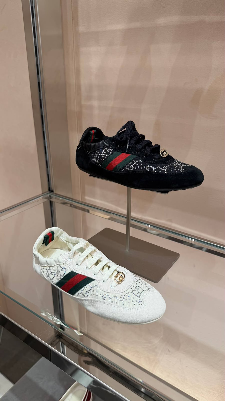 Women's GG Crystal Web Sneaker