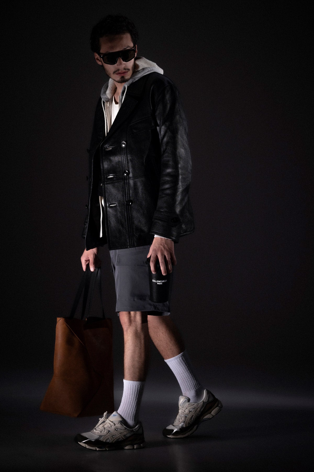 balenciaga '9 AM' clutch