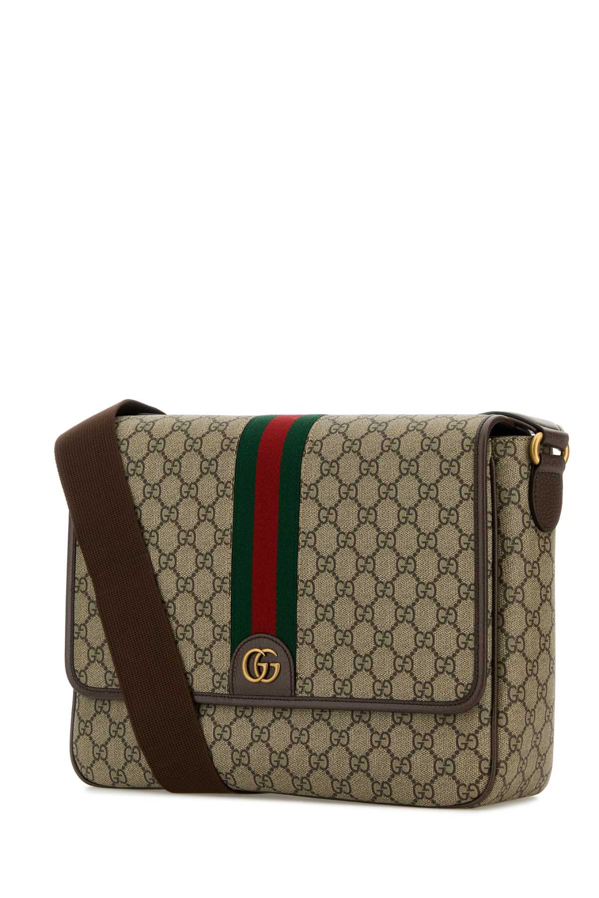 GUCCI CROSSBODY BAG For Men Exterior: 100% Fabric 100% Leather Lining: 100% Fabric Finishing: Golden metal