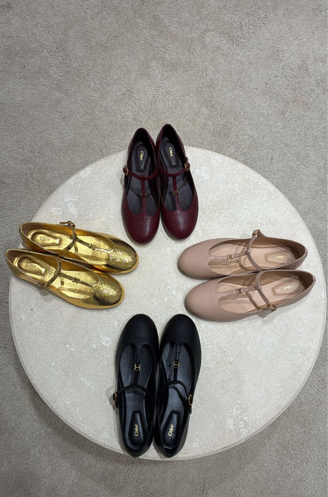 T-strap ballet flats
