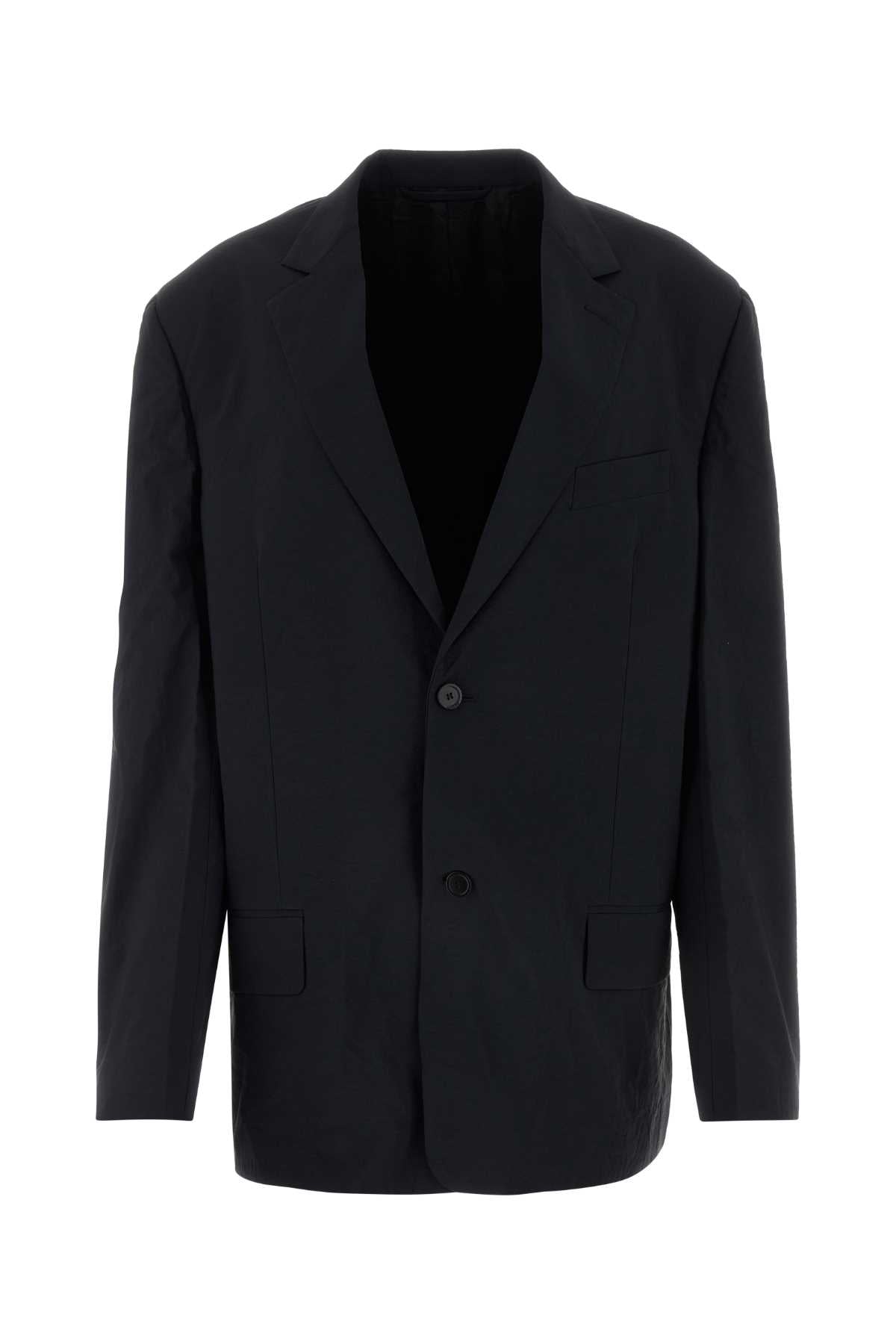 BALENCIAGA WASHED SB JACKET For Men Exterior: 100% Nylon Lining: 100% Cupro
