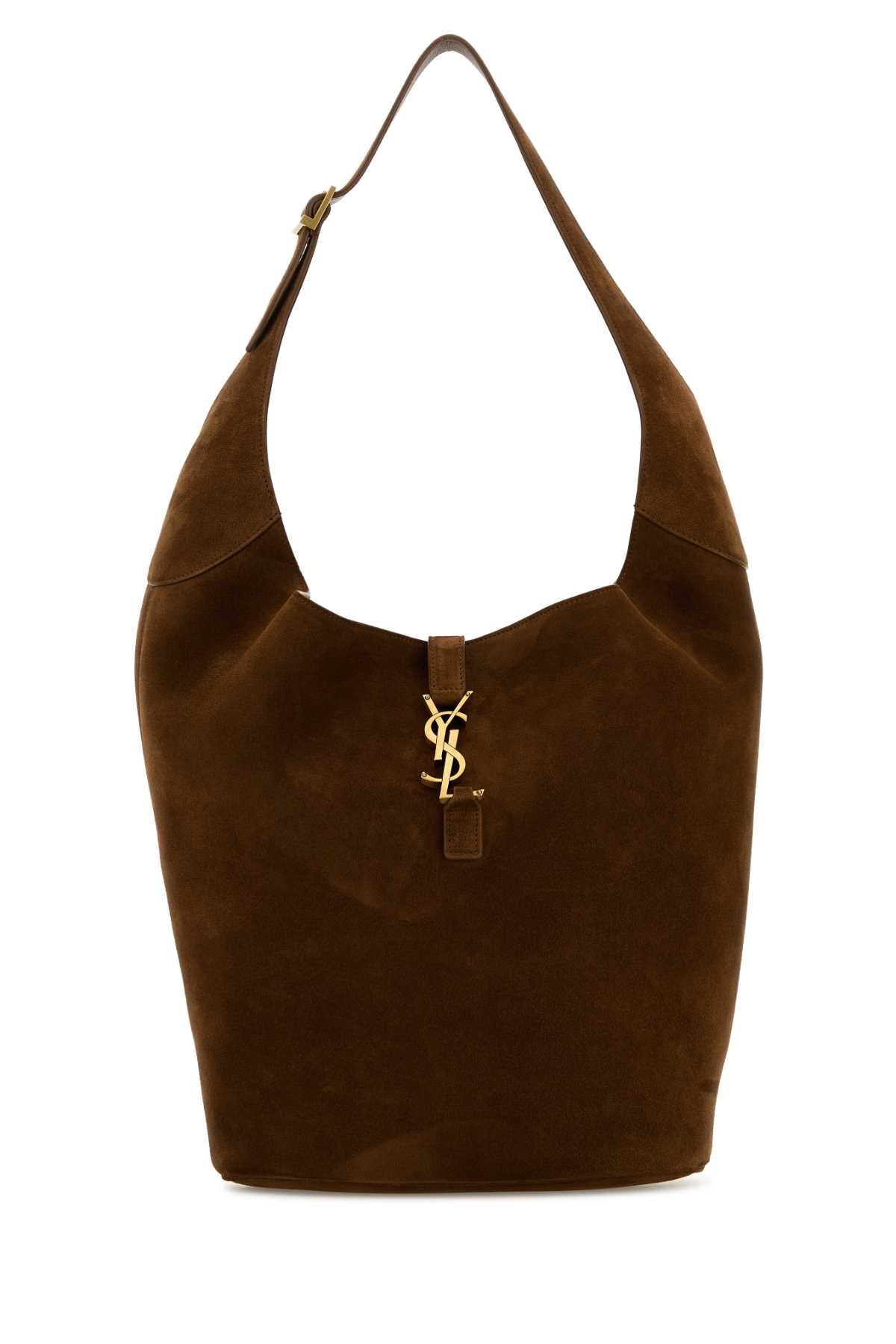 SAINT LAURENT YSL BO SHOPPPING G For Women Exterior: 100% Suede Lining: 100% Leather Finishing: Antiqued golden metal