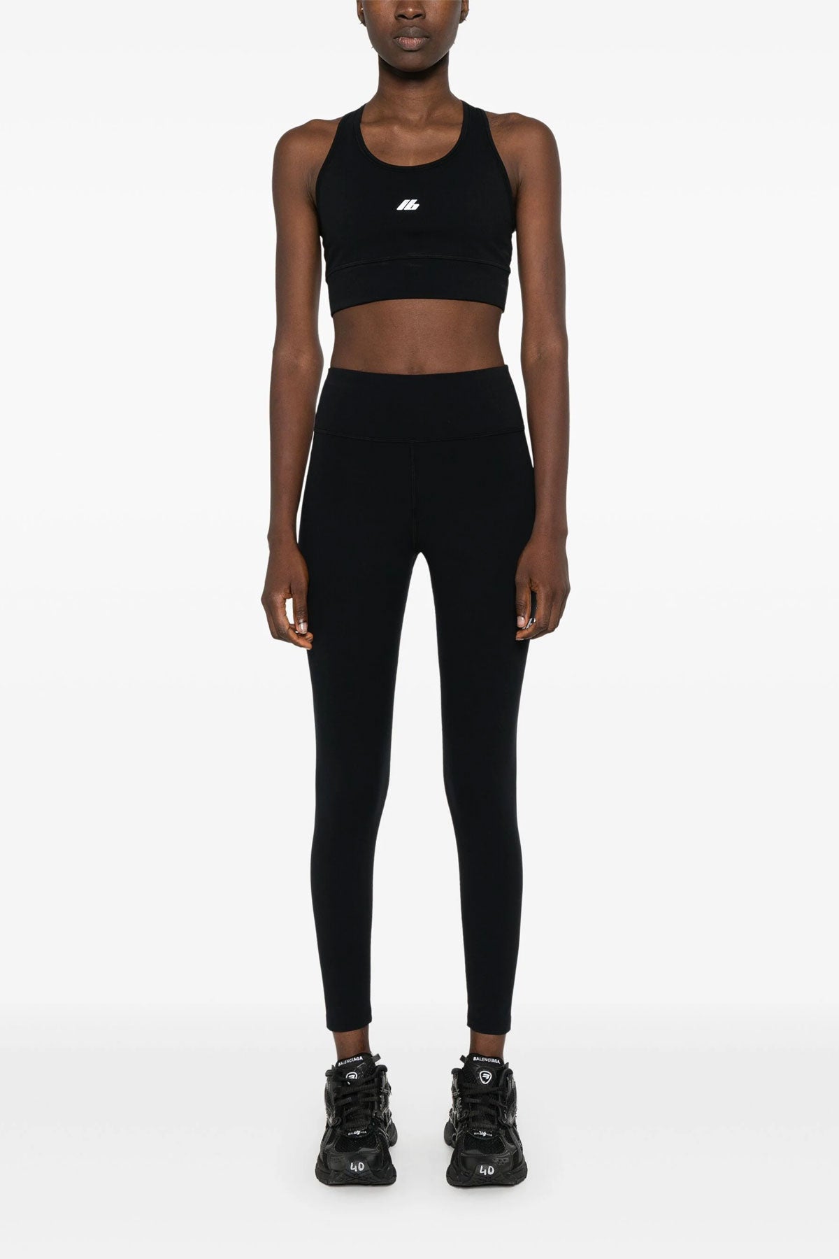 balenciaga Reflective logo leggings