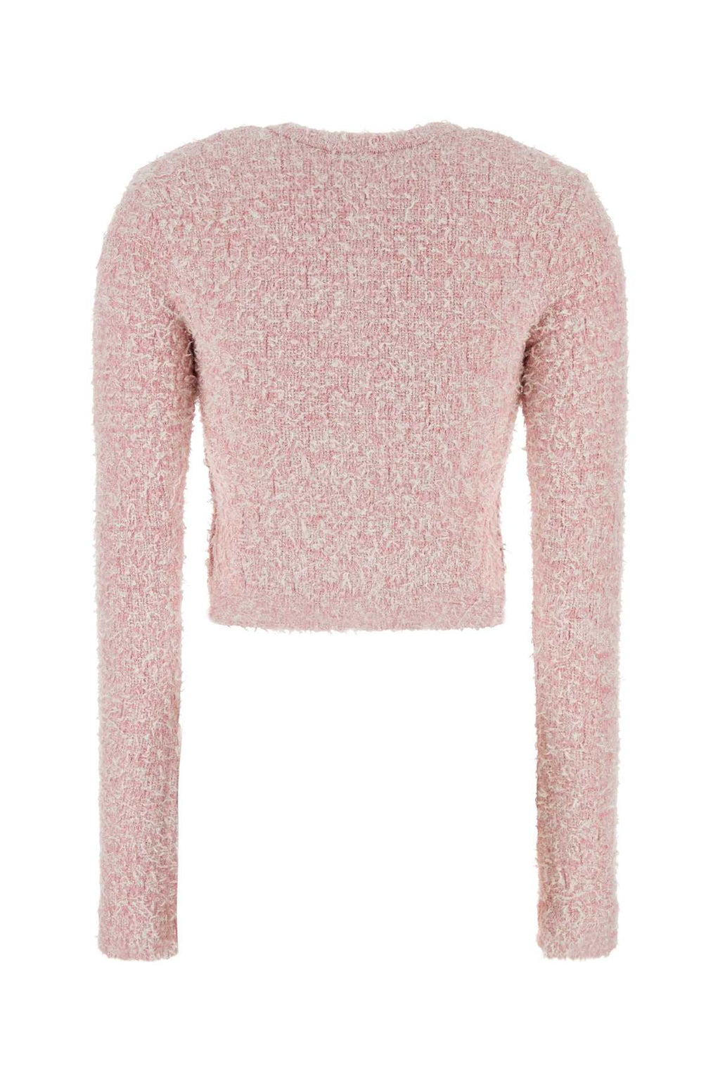 BALENCIAGA CROPPED CARDIGAN For Women Exterior: 72% Cotton 26% Nylon 2% Viscose Lining: 87% Polyester 13% Elastane