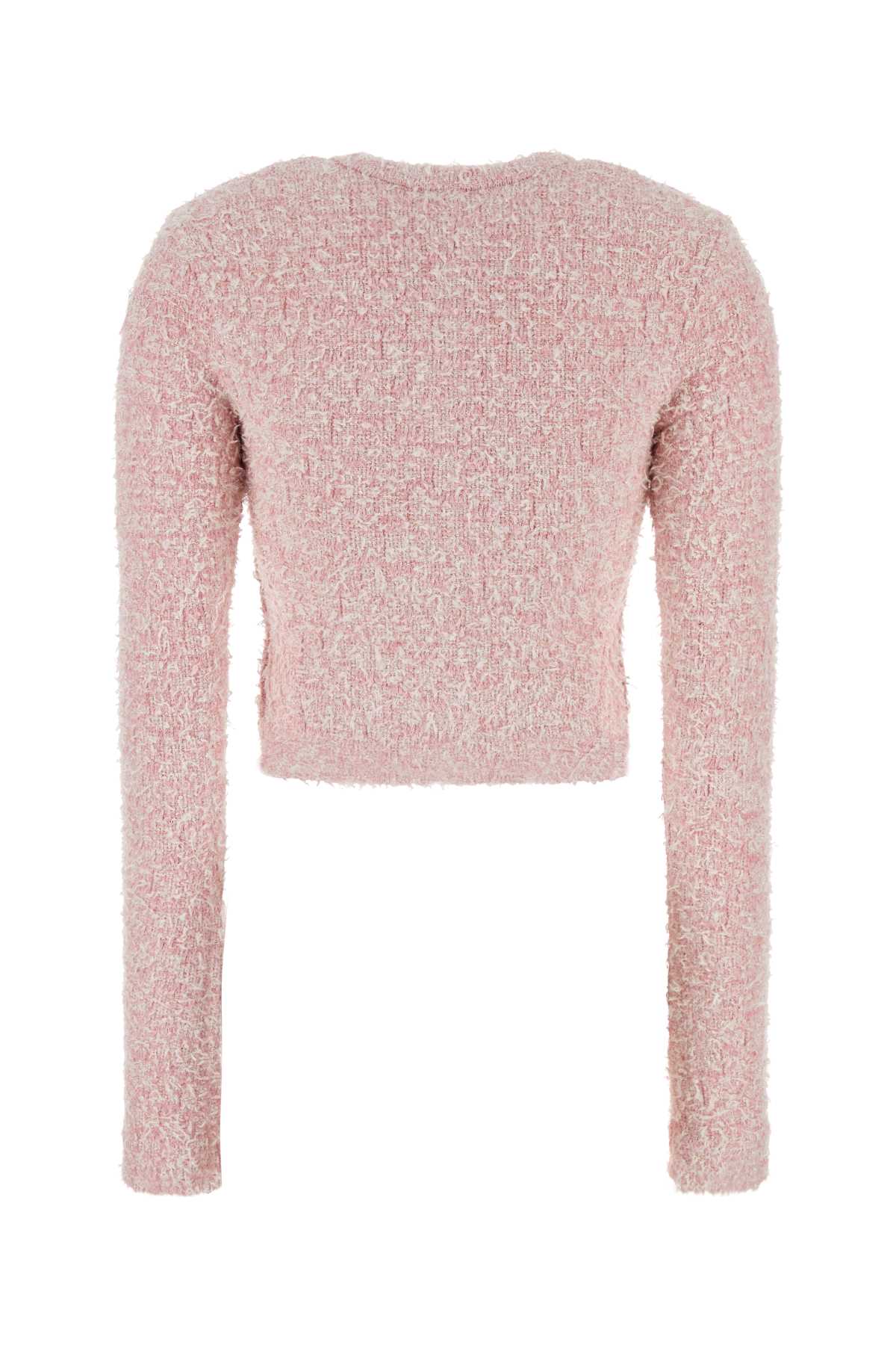 BALENCIAGA CROPPED CARDIGAN For Women Exterior: 72% Cotton 26% Nylon 2% Viscose Lining: 87% Polyester 13% Elastane