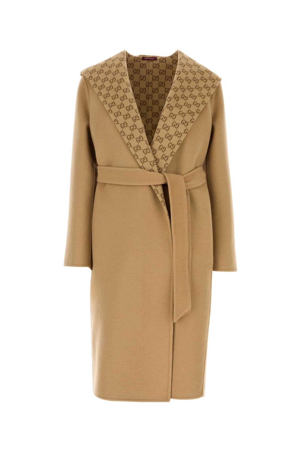 GUCCI REVERSBLE COAT GG DOUBLE WOOL For Women WOOL MIX