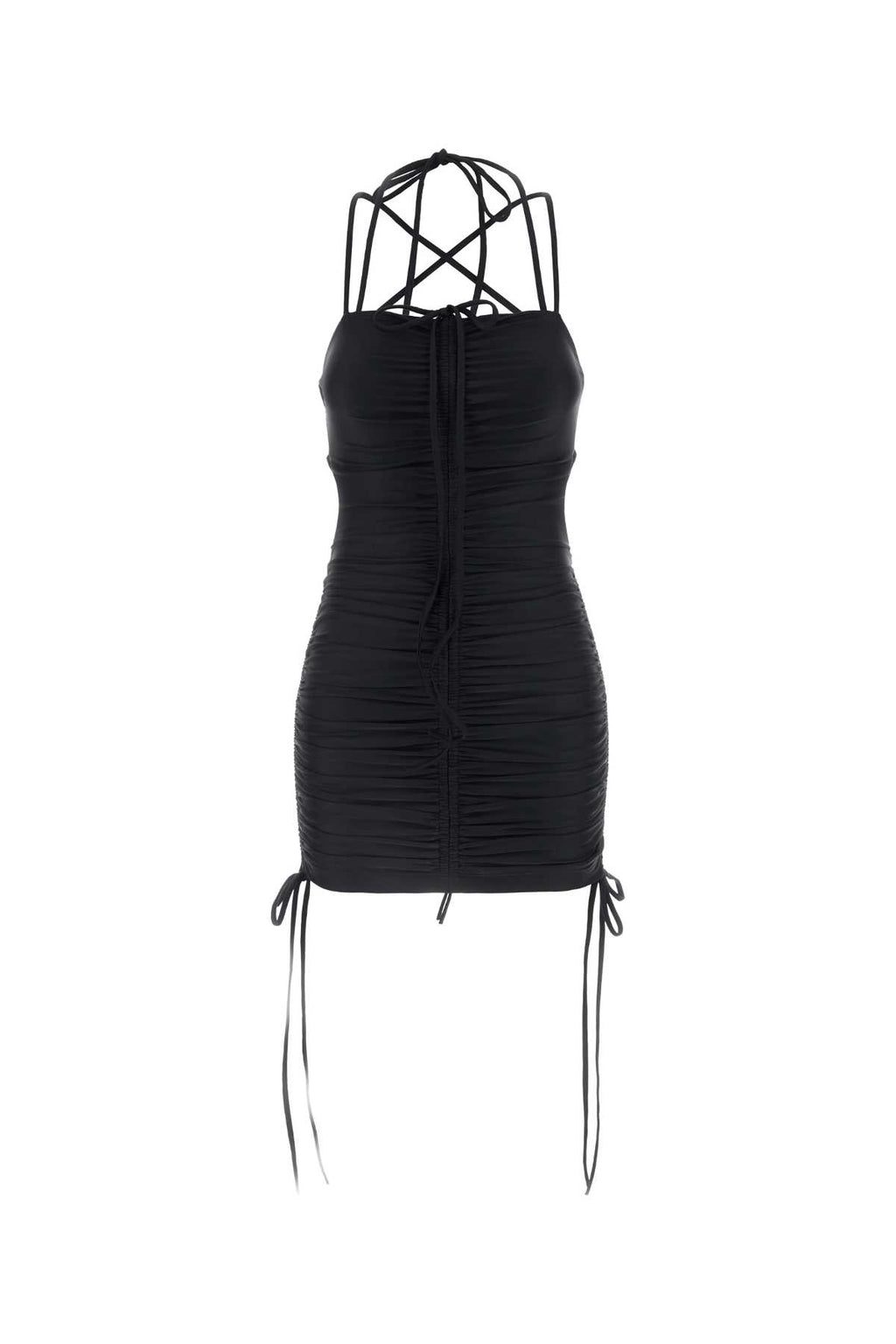 BALENCIAGA MINI DRESS For Women Exterior: 80% Nylon 20% Elastane