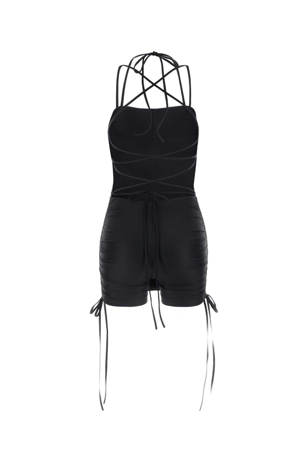 BALENCIAGA MINI DRESS For Women Exterior: 80% Nylon 20% Elastane