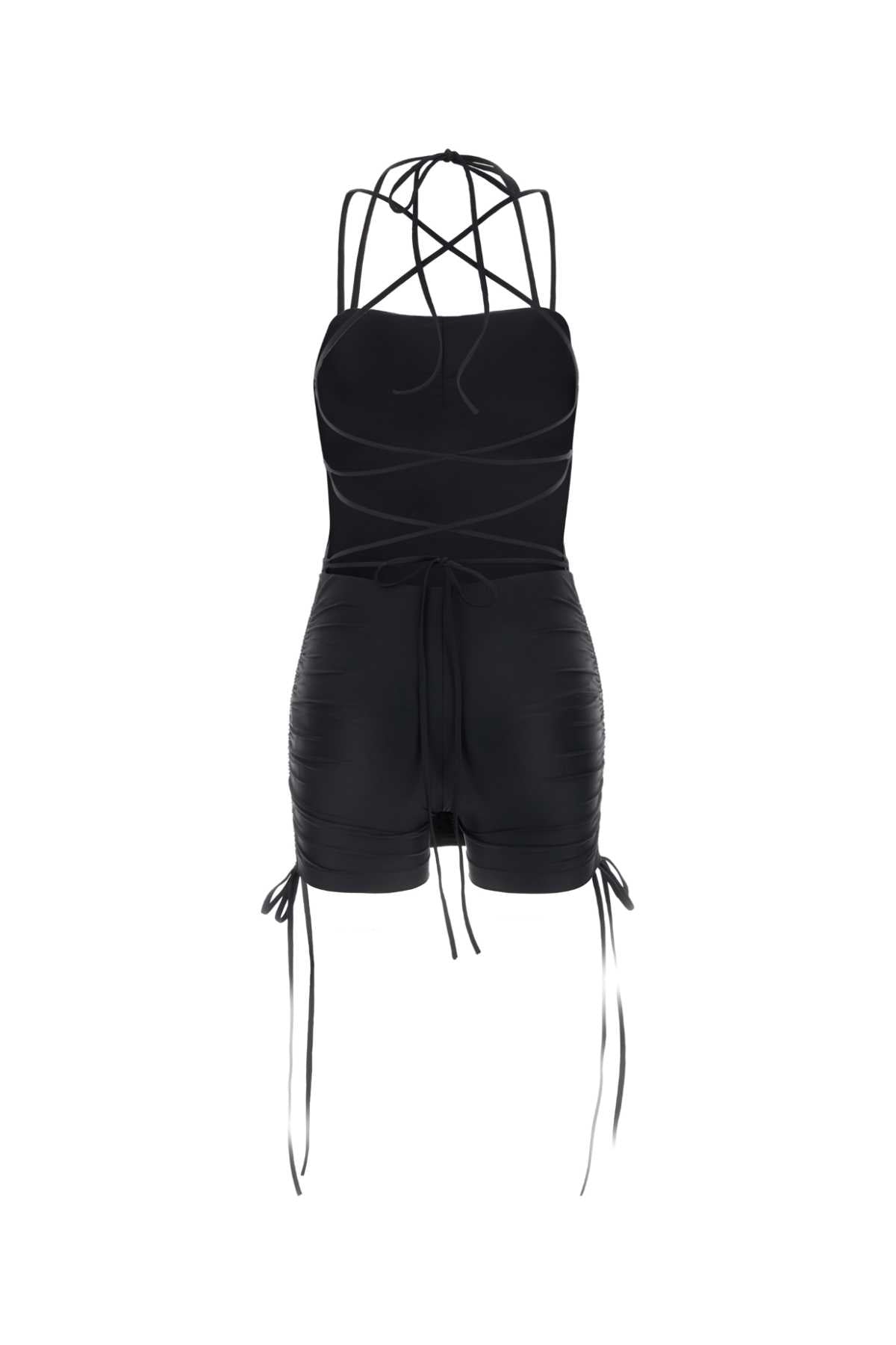 BALENCIAGA MINI DRESS For Women Exterior: 80% Nylon 20% Elastane
