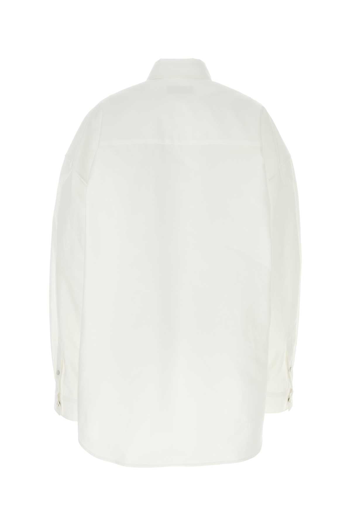 BALENCIAGA OUTERWEAR SHIRT For Women Exterior: 100% Cotton