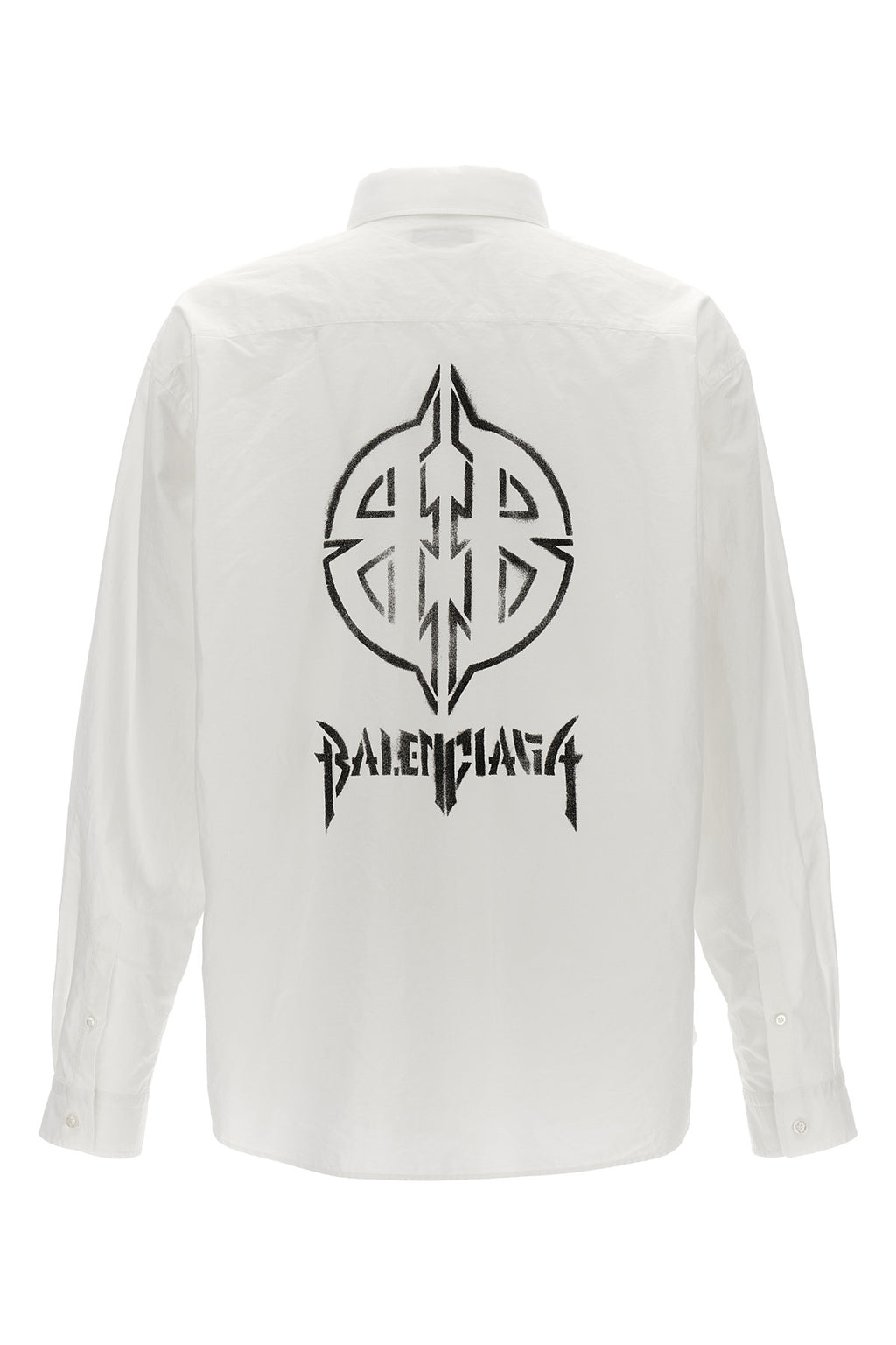 BALENCIAGA Logo print shirt For Men 100% cotton