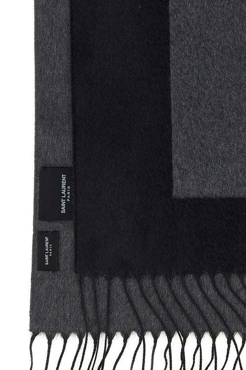 SAINT LAURENT 'Cassandre' scarf For Men 100% silk