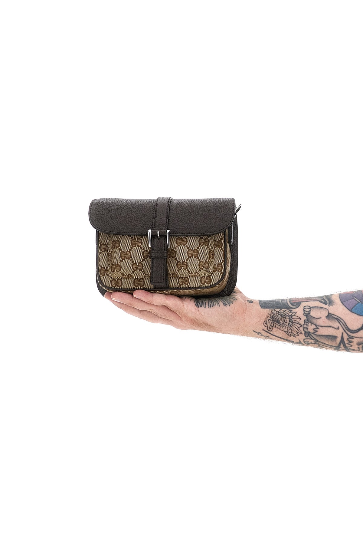 GUCCI 'Mini GG' crossbody bag For Men 65% polyester 18% cotton 17% polyamide