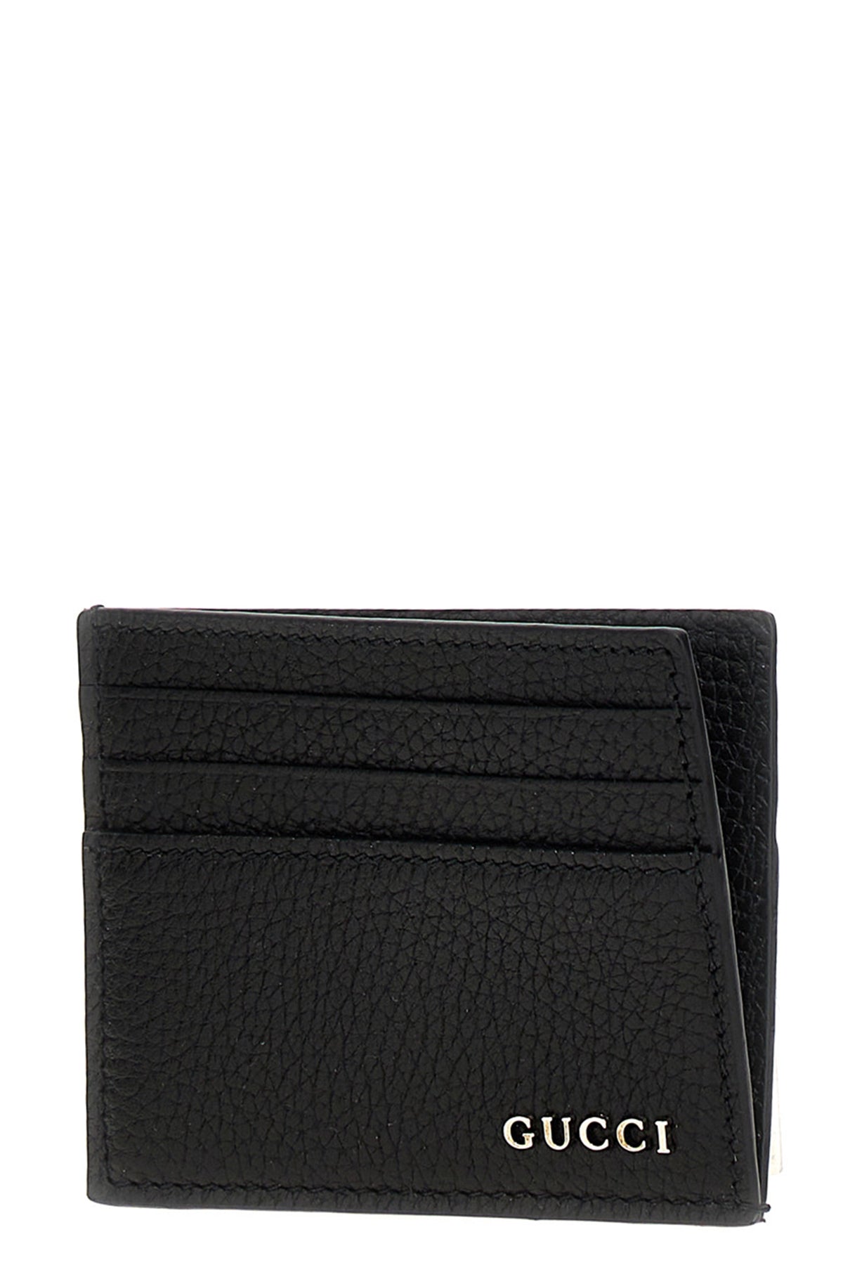 GUCCI Logo card holder For Men 100% calf leather (bos taurus)