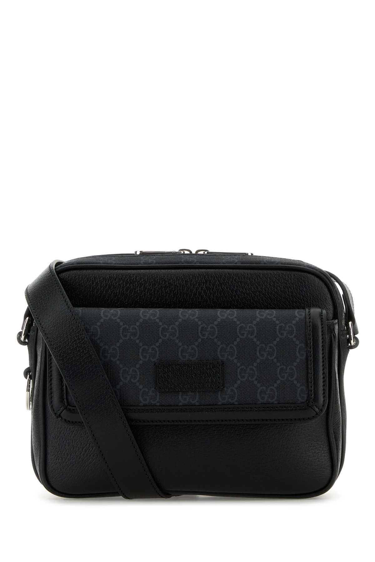 GUCCI MENS BAGS For Men Exterior: 100% Leather 100% Fabric Lining: 100% Fabric Finishing: Silver metal