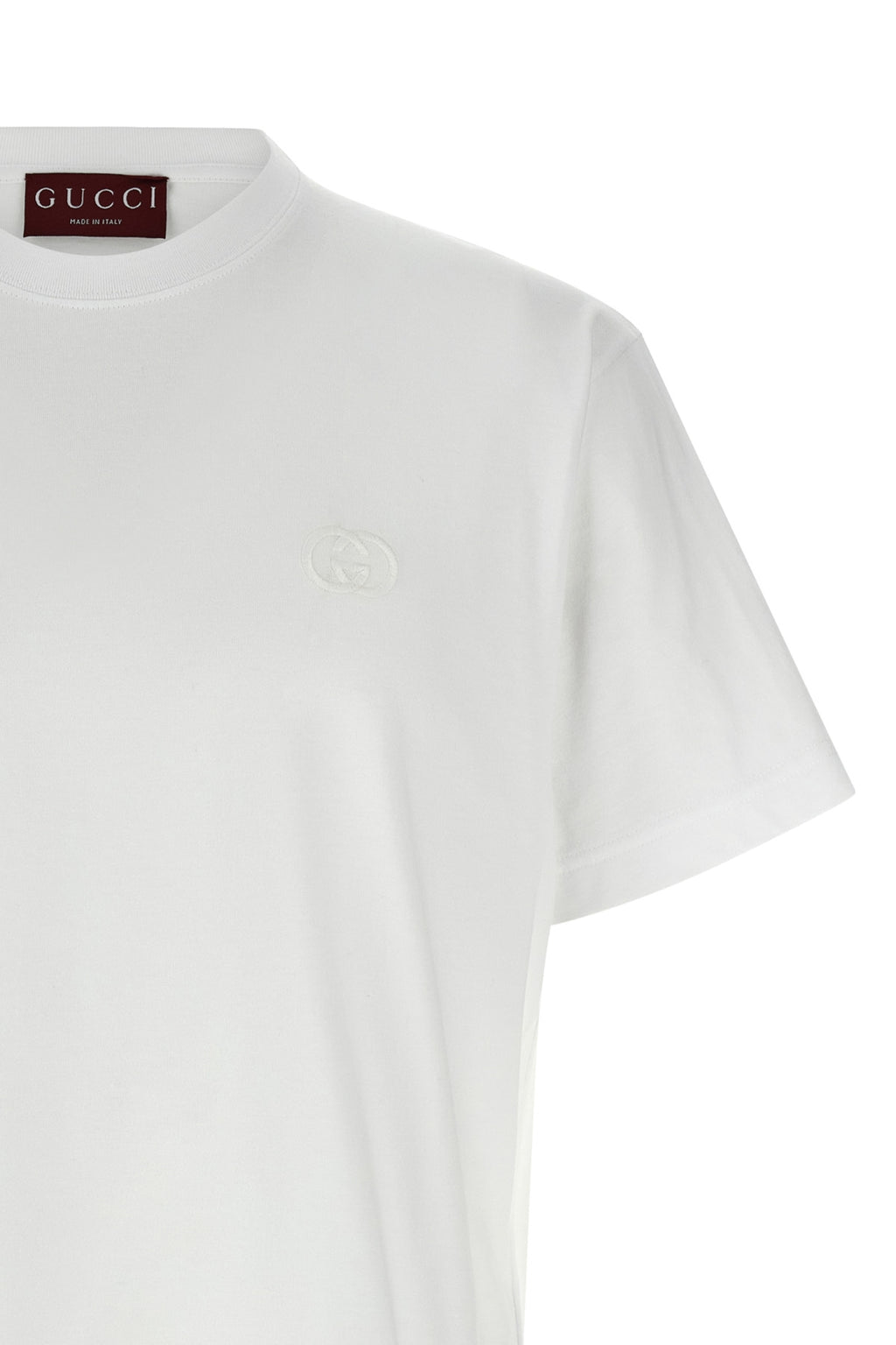 gucci Logo embroidery t-shirt