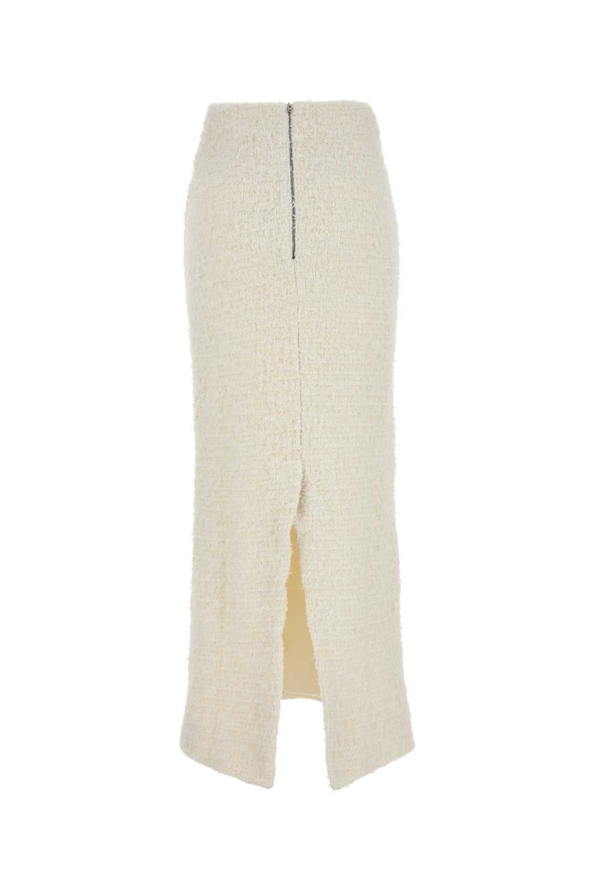 BALENCIAGA MAXI SKIRT For Women Exterior: 73% Cotton 24% Nylon 2% Viscose 1% Elastane Lining: 87% Polyester 13% Elastane