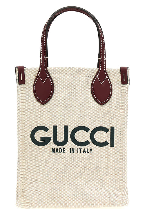 GUCCI 'Gucci' handbag For Women 59% polyurethane, 24% cotton, 17% linen
