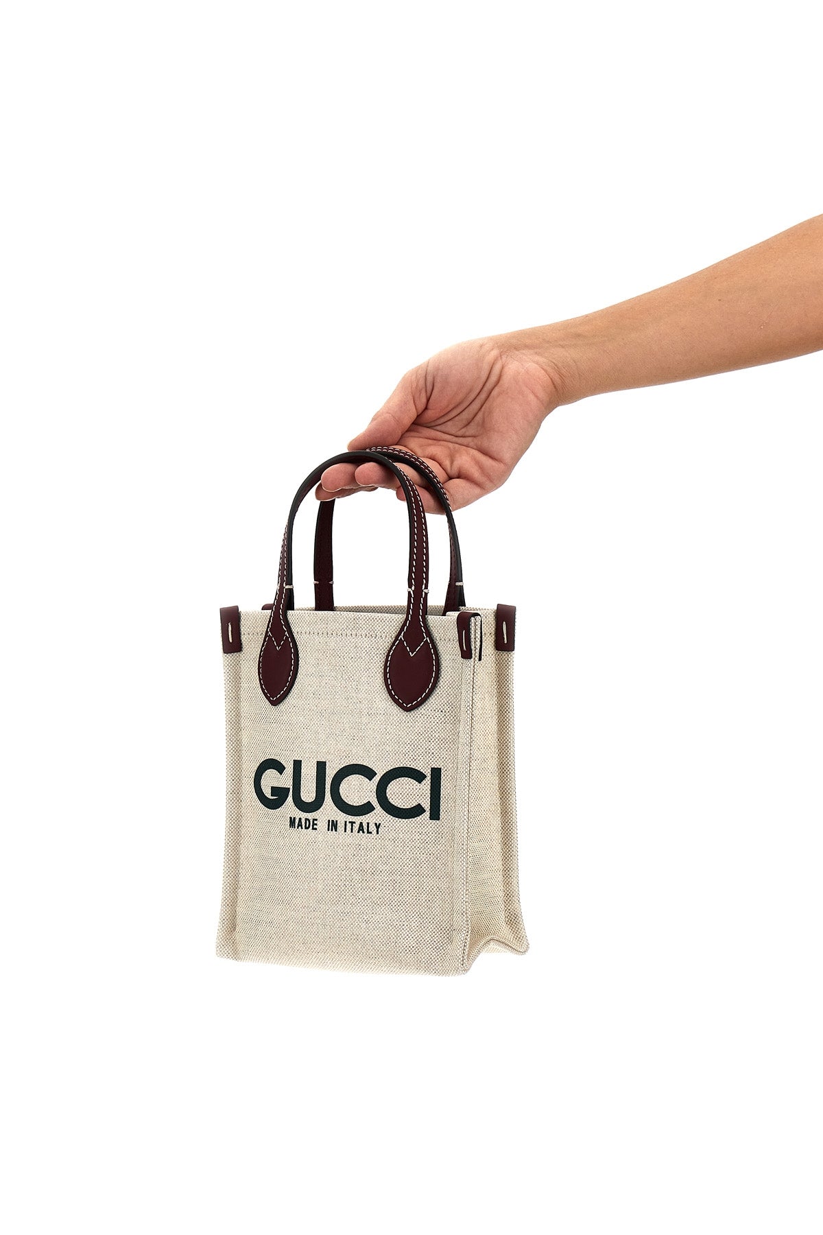 GUCCI 'Gucci' handbag For Women 59% polyurethane, 24% cotton, 17% linen