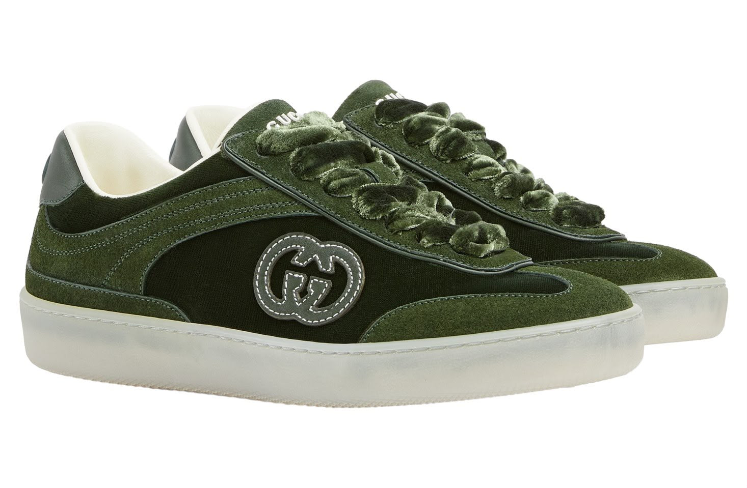 Screener Velvet Low-Top Sneakers