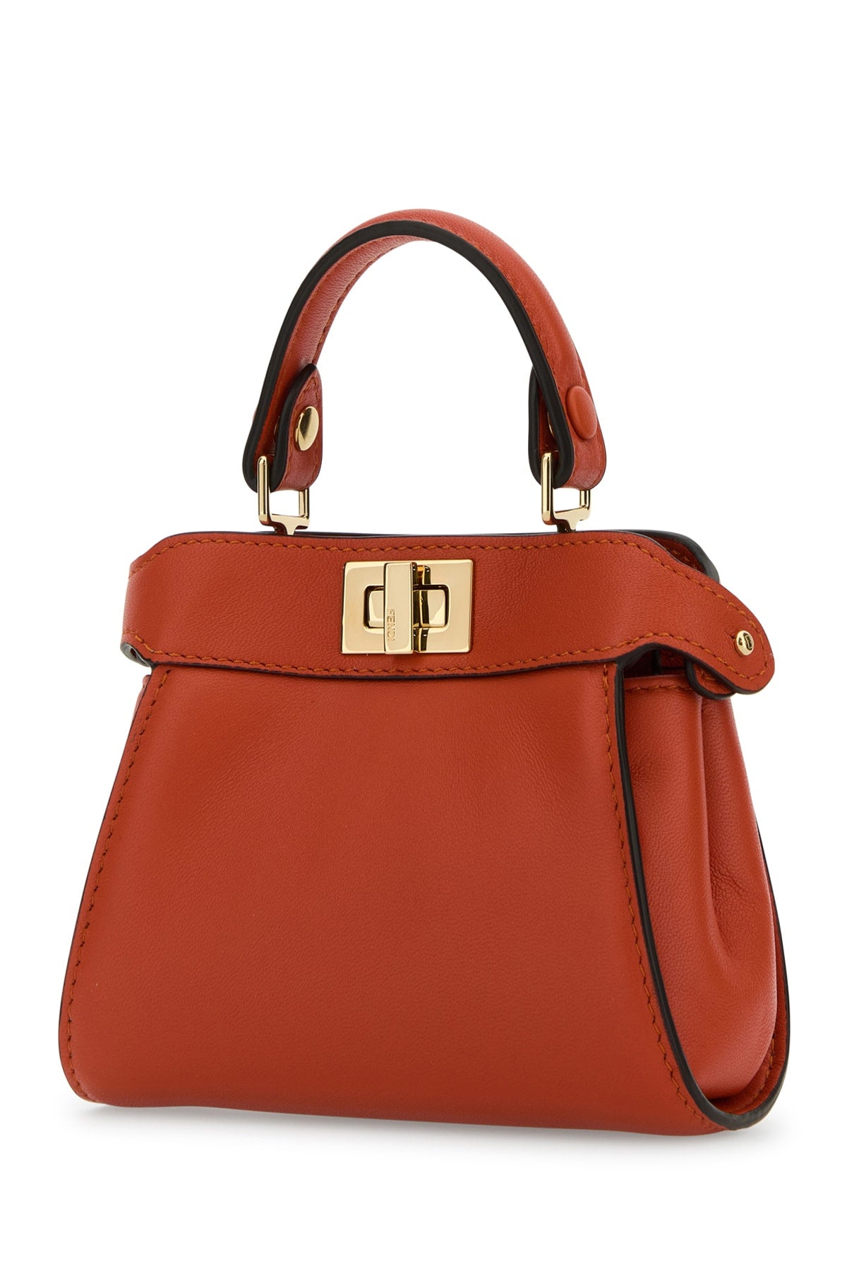 FENDI NANO PEEKABOO NAPPA SHINY For Women 100% LEATHER