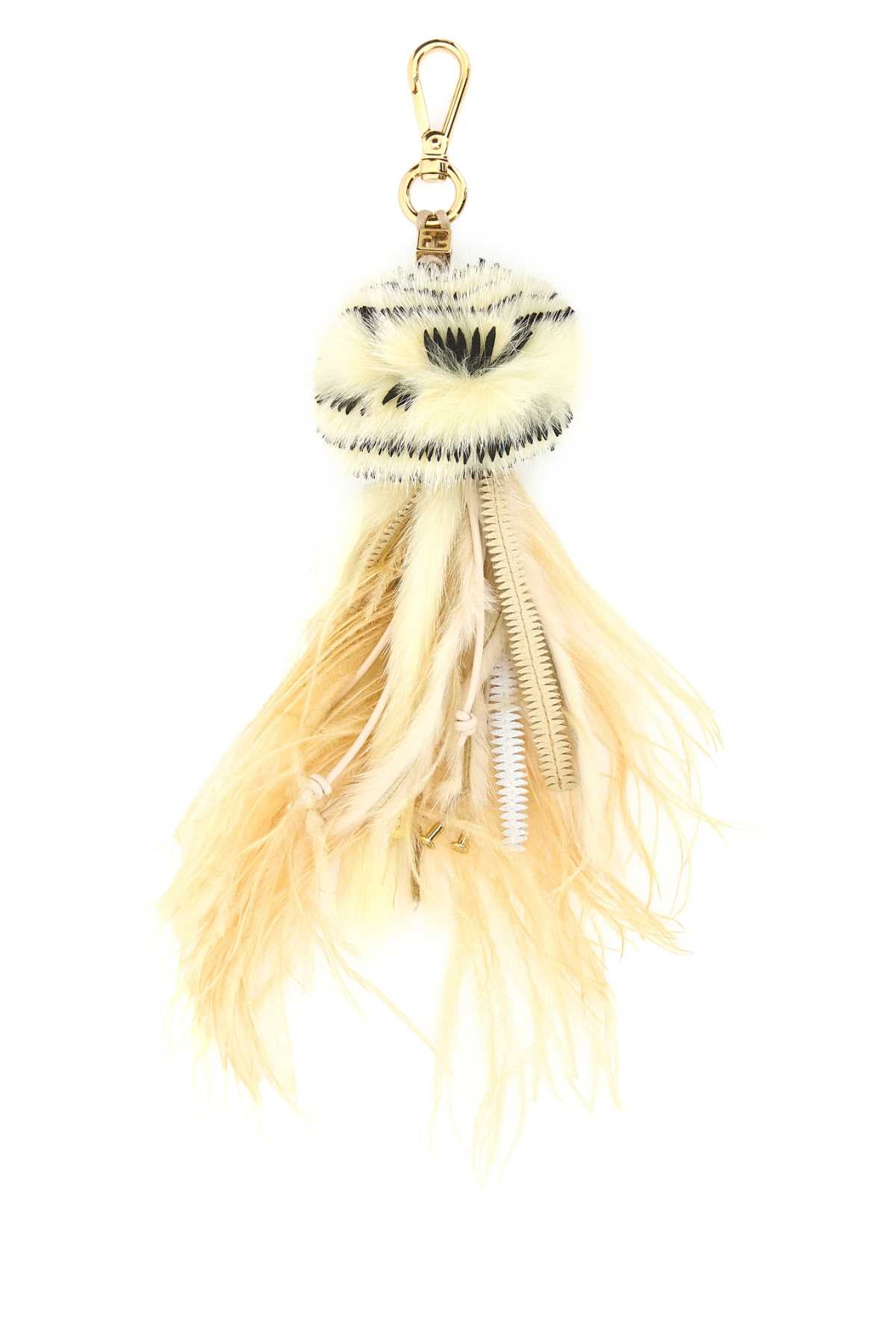 FENDI ACCESSORI For Women Exterior: 100% Leather Finishing: Golden metal