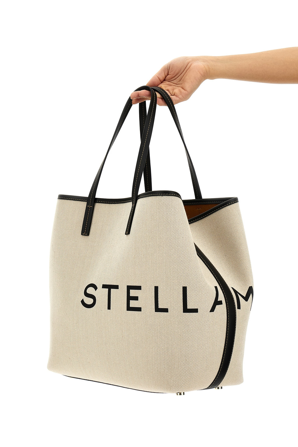 STELLA MCCARTNEY 'Logo' shopping bag For Women 56% cotton, 44% polyester