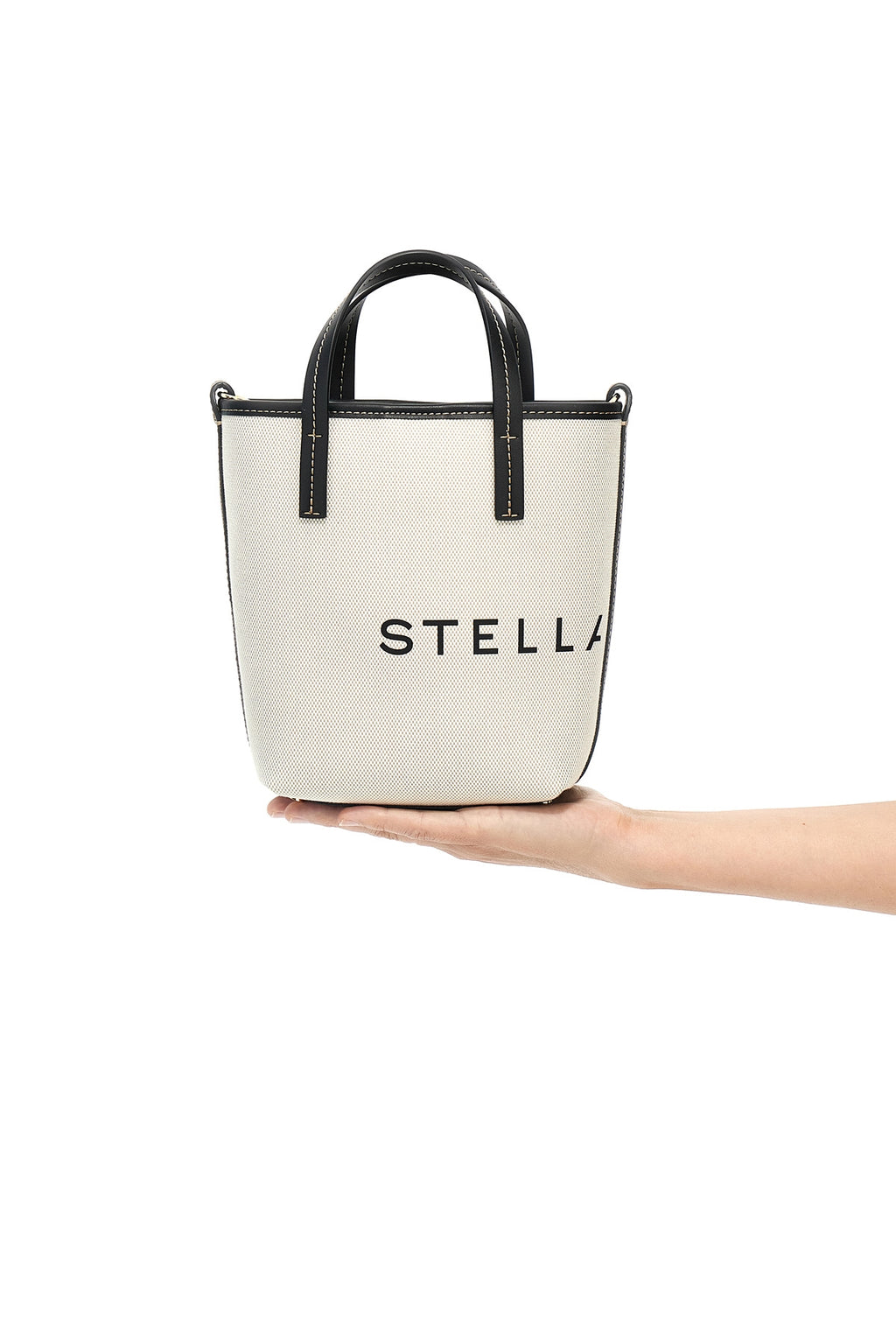 STELLA MCCARTNEY Logo shopping bag For Women 70% polyamid 30% polyurethane