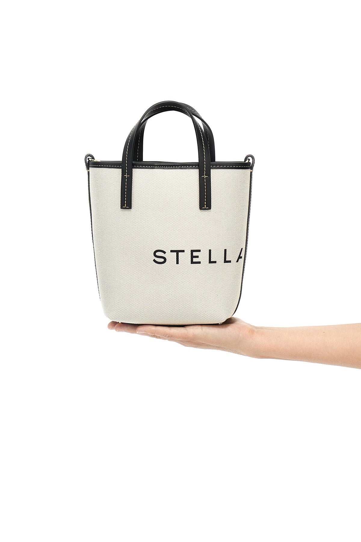 STELLA MCCARTNEY Logo shopping bag For Women 70% polyamid 30% polyurethane