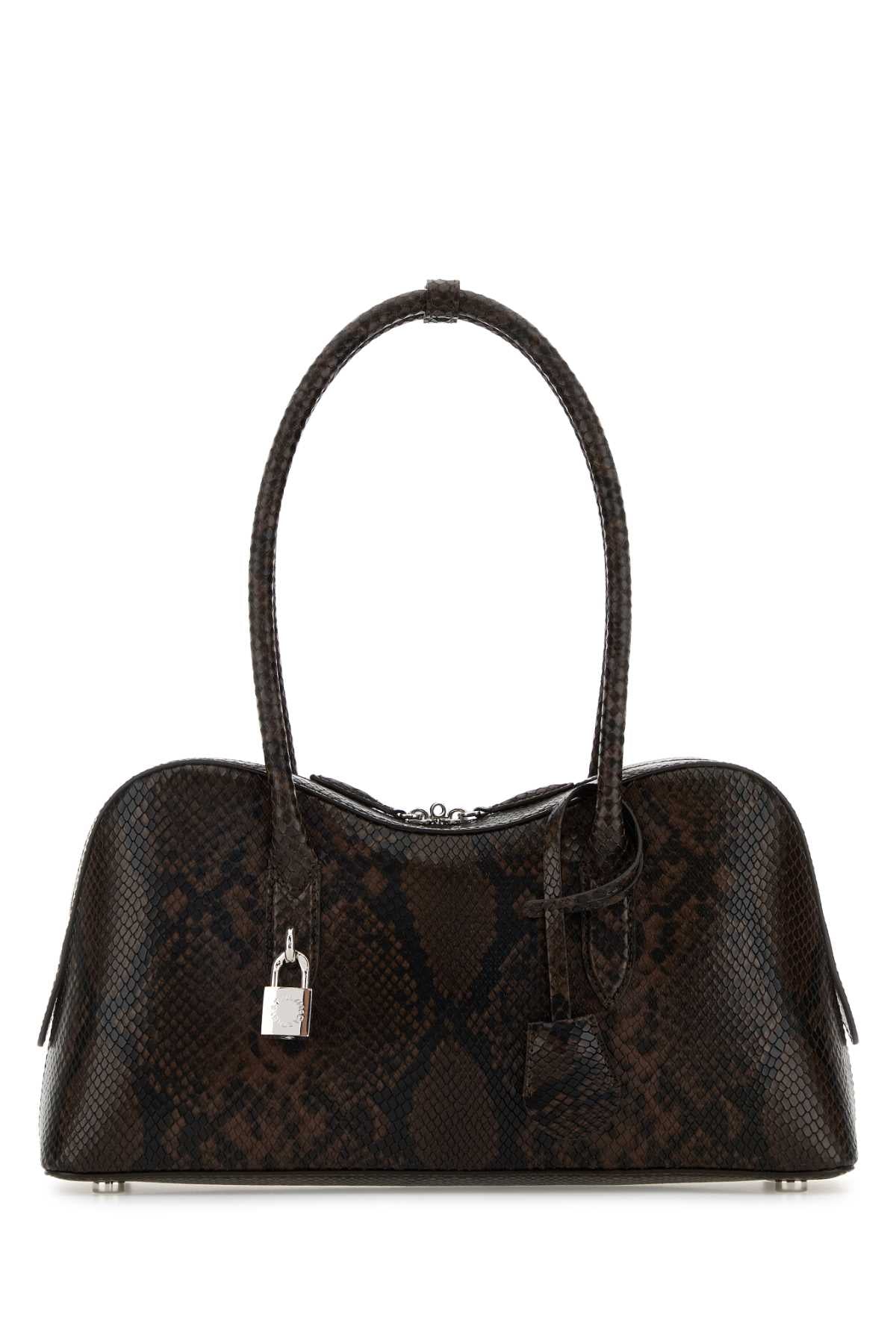 STELLA MCCARTNEY Stella Ryder Medium Bag Eco Micely Snake Alter Mat For Women F: 30% LYOCELL 70% TRUE HEMP T1: 100% POLYESTER T2: 100% POLYAMID