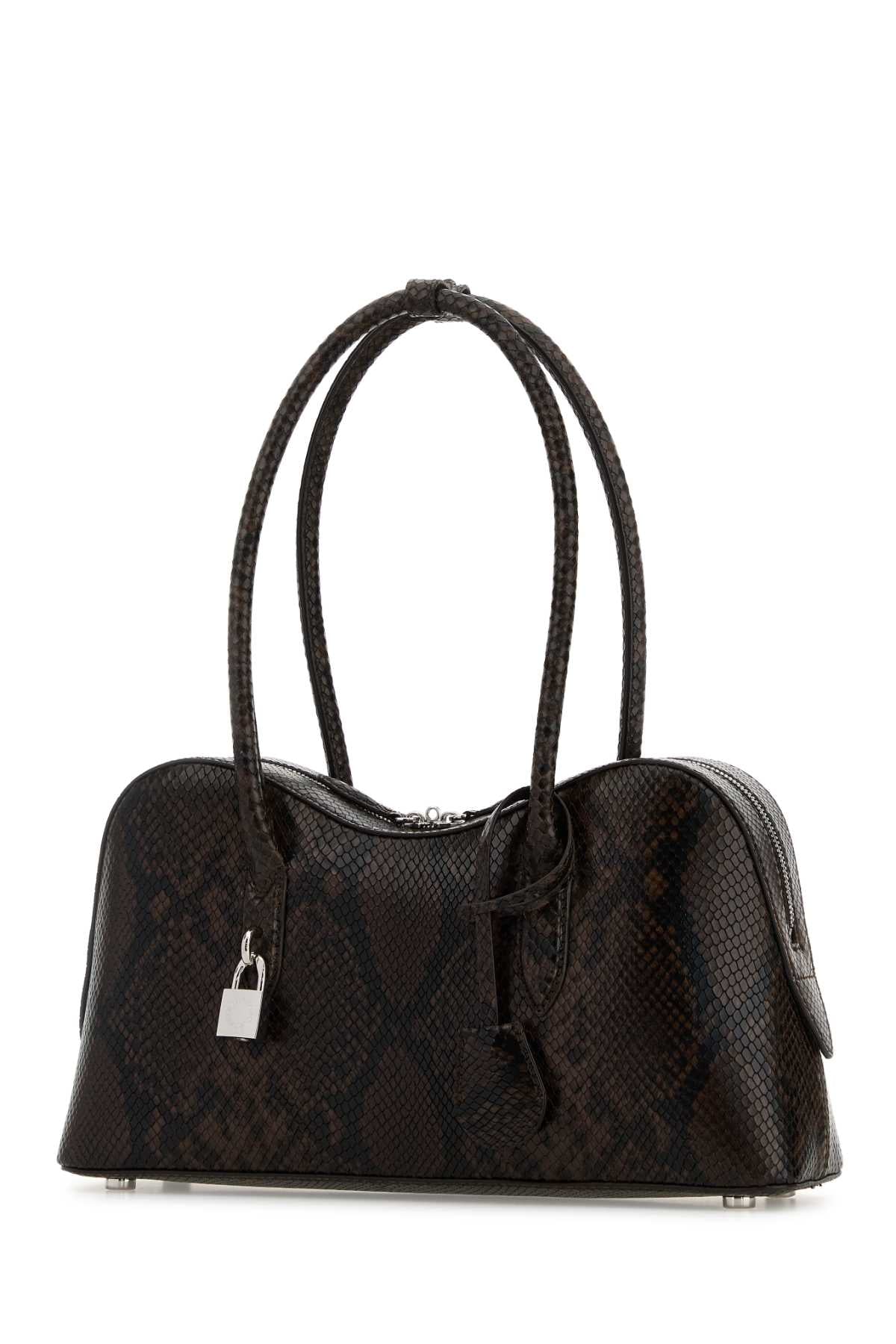 STELLA MCCARTNEY Stella Ryder Medium Bag Eco Micely Snake Alter Mat For Women F: 30% LYOCELL 70% TRUE HEMP T1: 100% POLYESTER T2: 100% POLYAMID