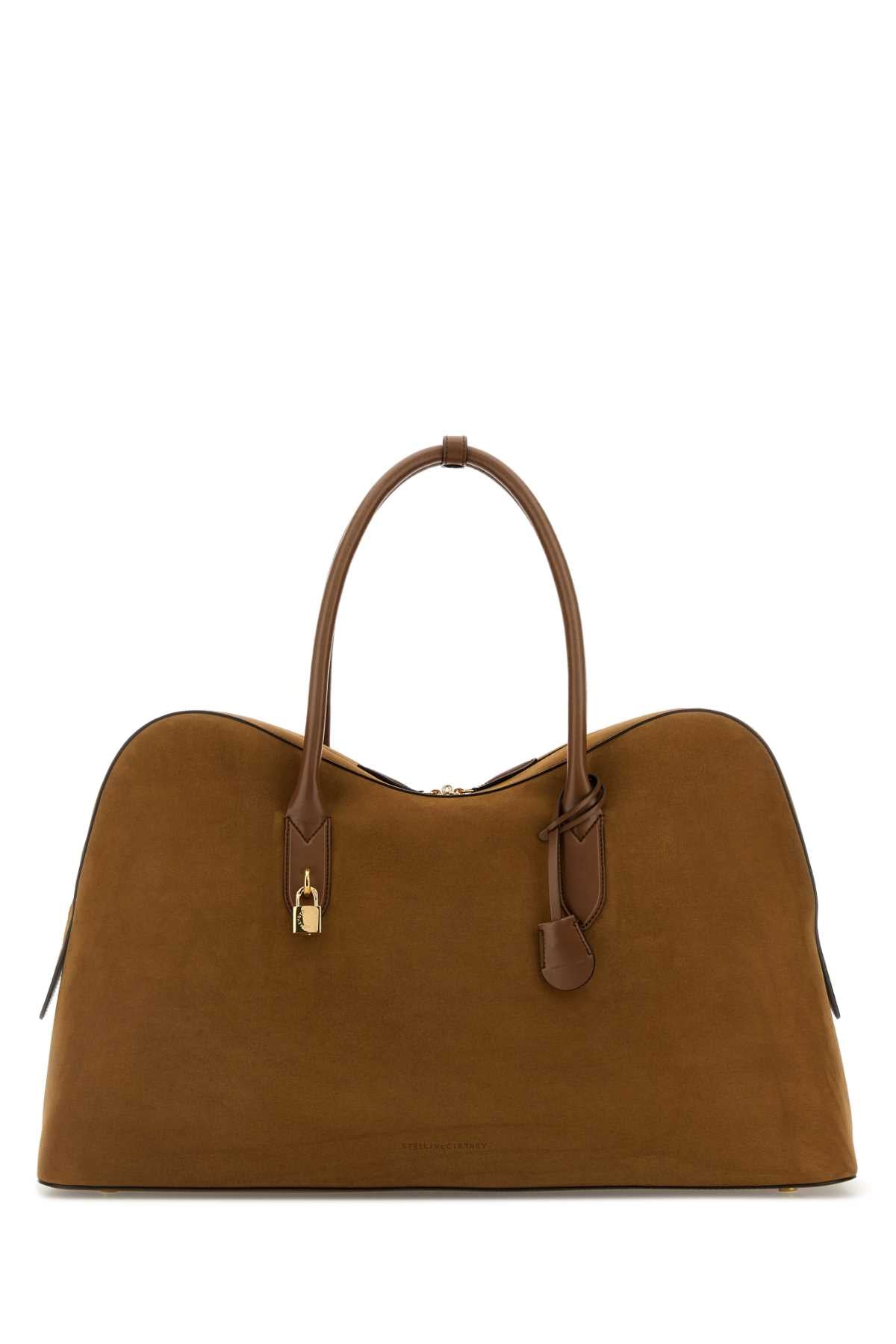 STELLA MCCARTNEY Extra Large Tote Alter Suede For Women Exterior: 100% Fabric Lining: 100% Fabric Finishing: Golden metal