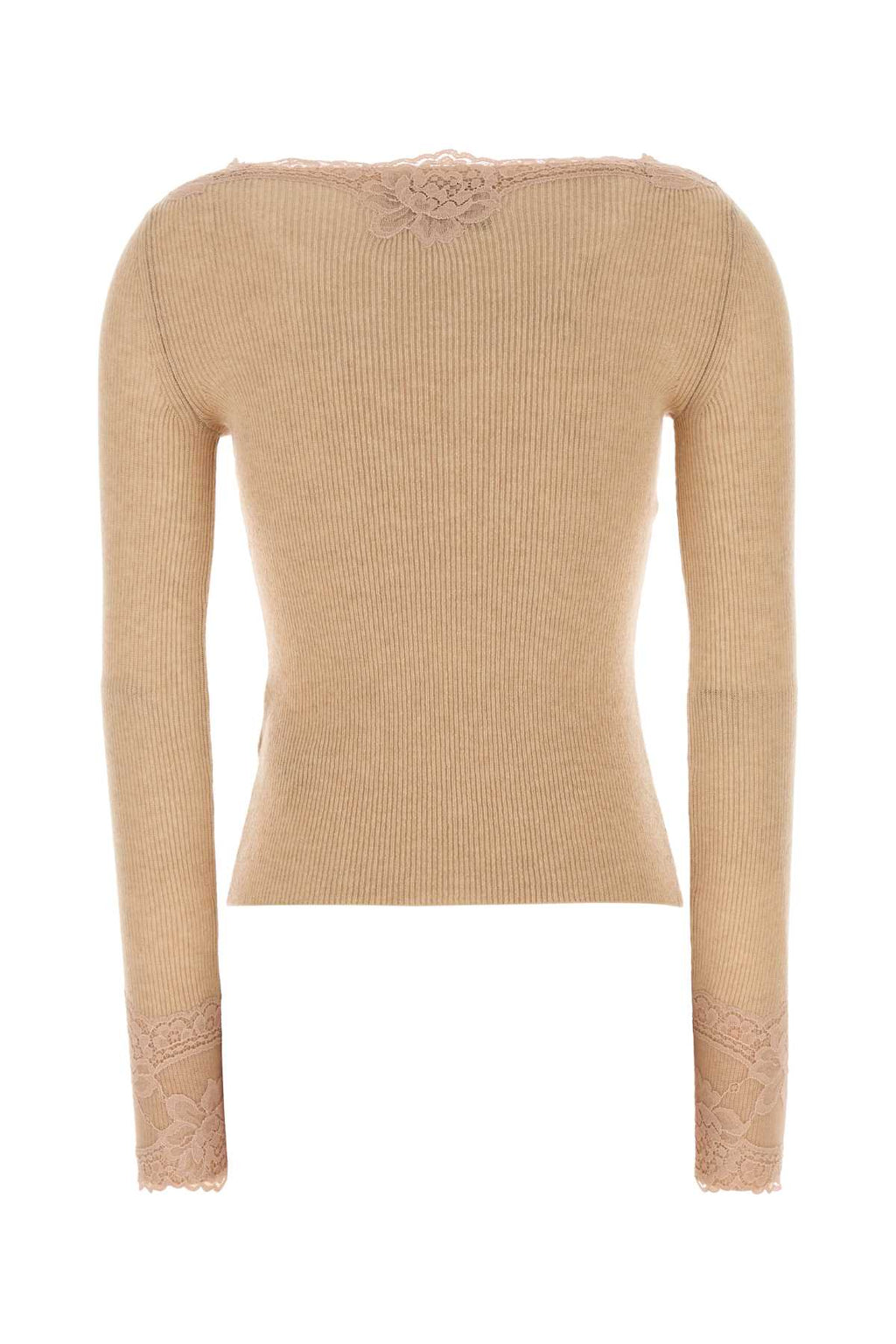 VALENTINO GARAVANI MAGLIA | GREY - BEIGE | C For Women Exterior: 100% Cashmere