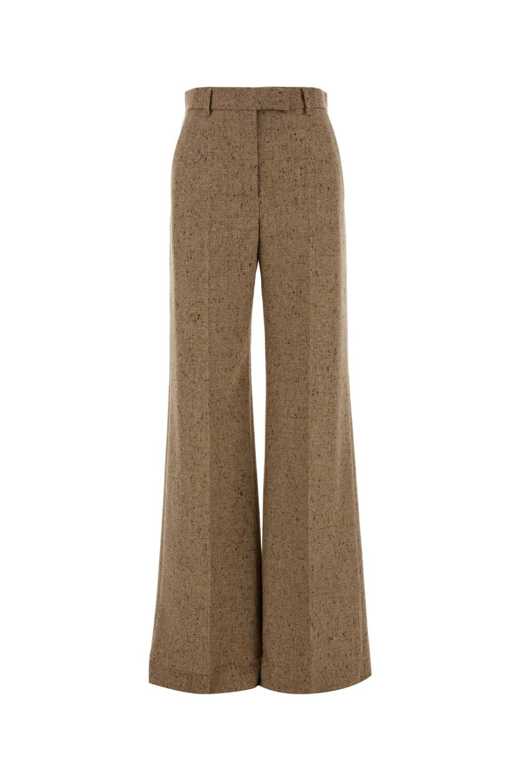 VALENTINO GARAVANI PANTALONE | GREY - BEIGE For Women Exterior: 100% Virgin wool