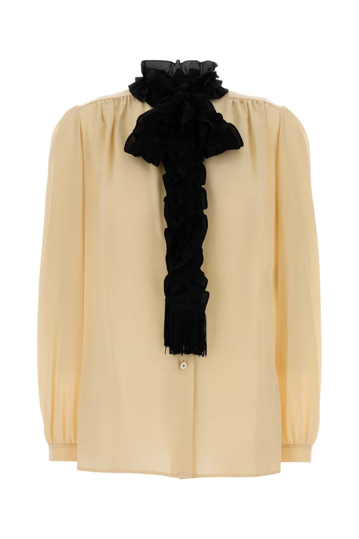 VALENTINO GARAVANI SHIRT | SOLID | CREPE DE For Women Exterior: 100% Silk