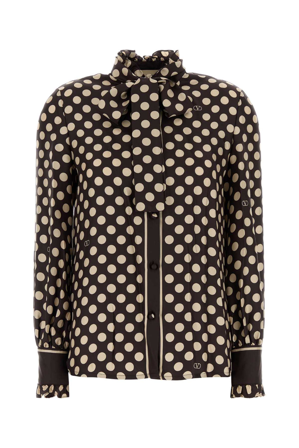 VALENTINO GARAVANI SHIRT | PATTERN | TWILL A For Women Exterior: 100% Silk