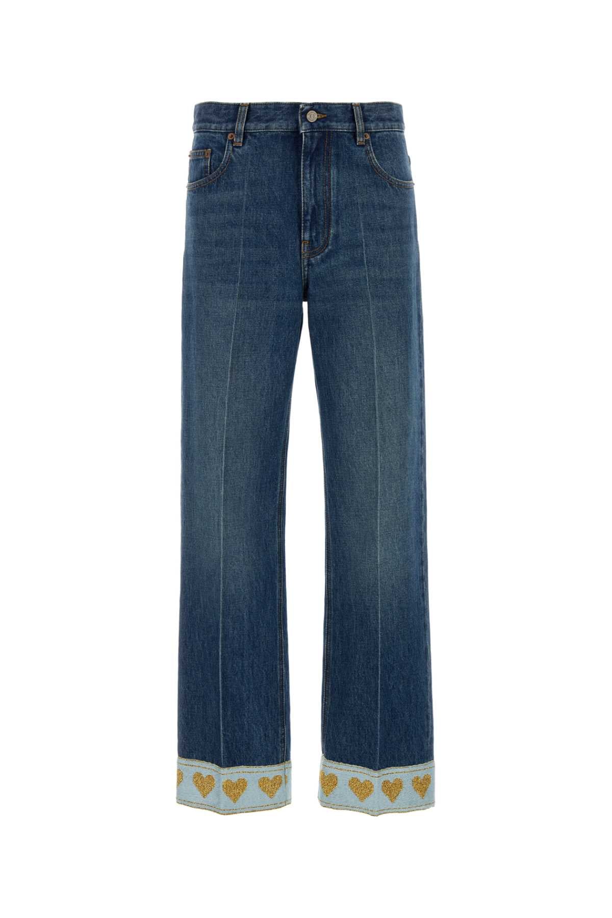 VALENTINO GARAVANI PANTALONE IN DENIM | SOLI For Women Exterior: 100% Cotton