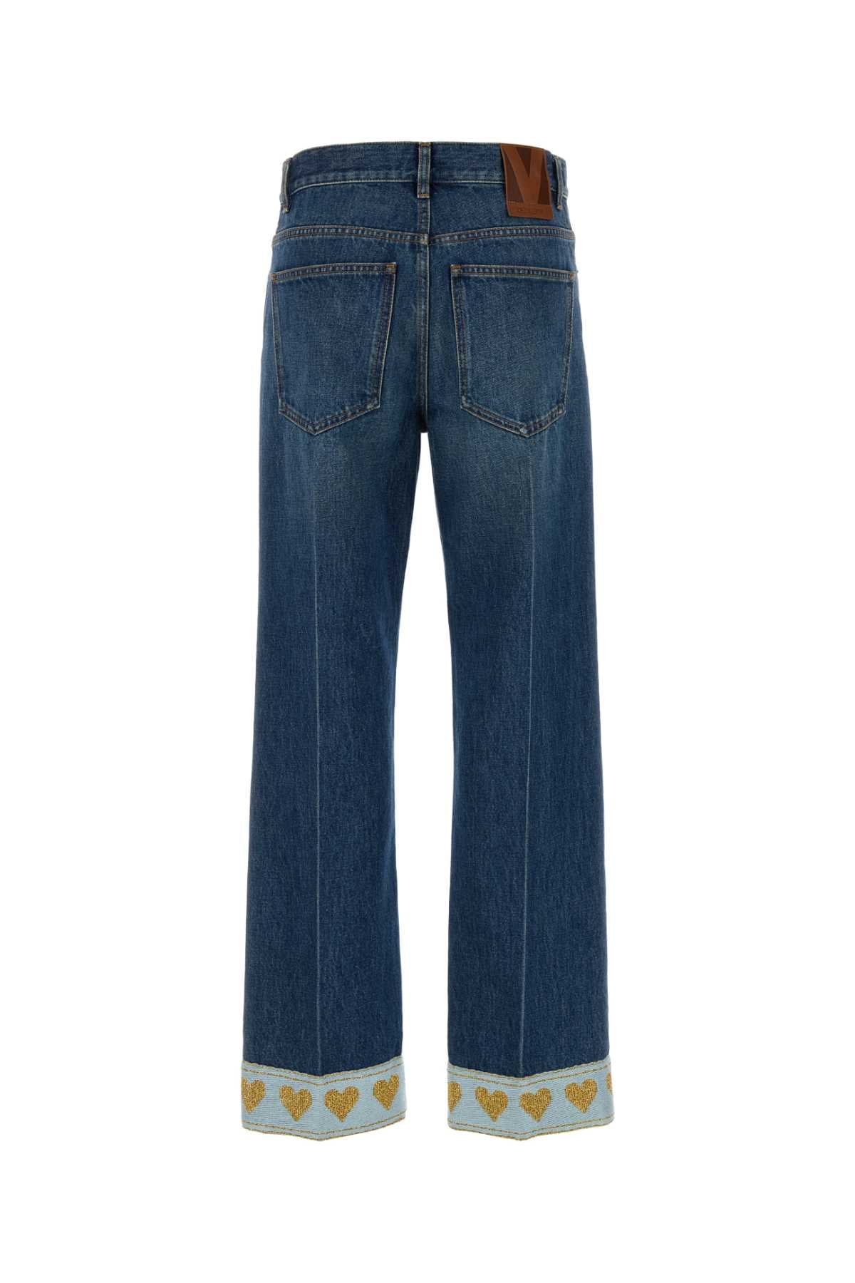 VALENTINO GARAVANI PANTALONE IN DENIM | SOLI For Women Exterior: 100% Cotton