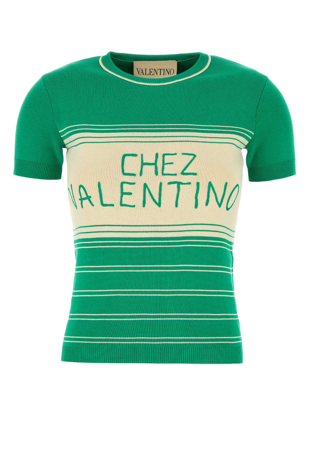 VALENTINO GARAVANI MAGLIA | SOLID | COTTON For Women Exterior: 100% Cotton