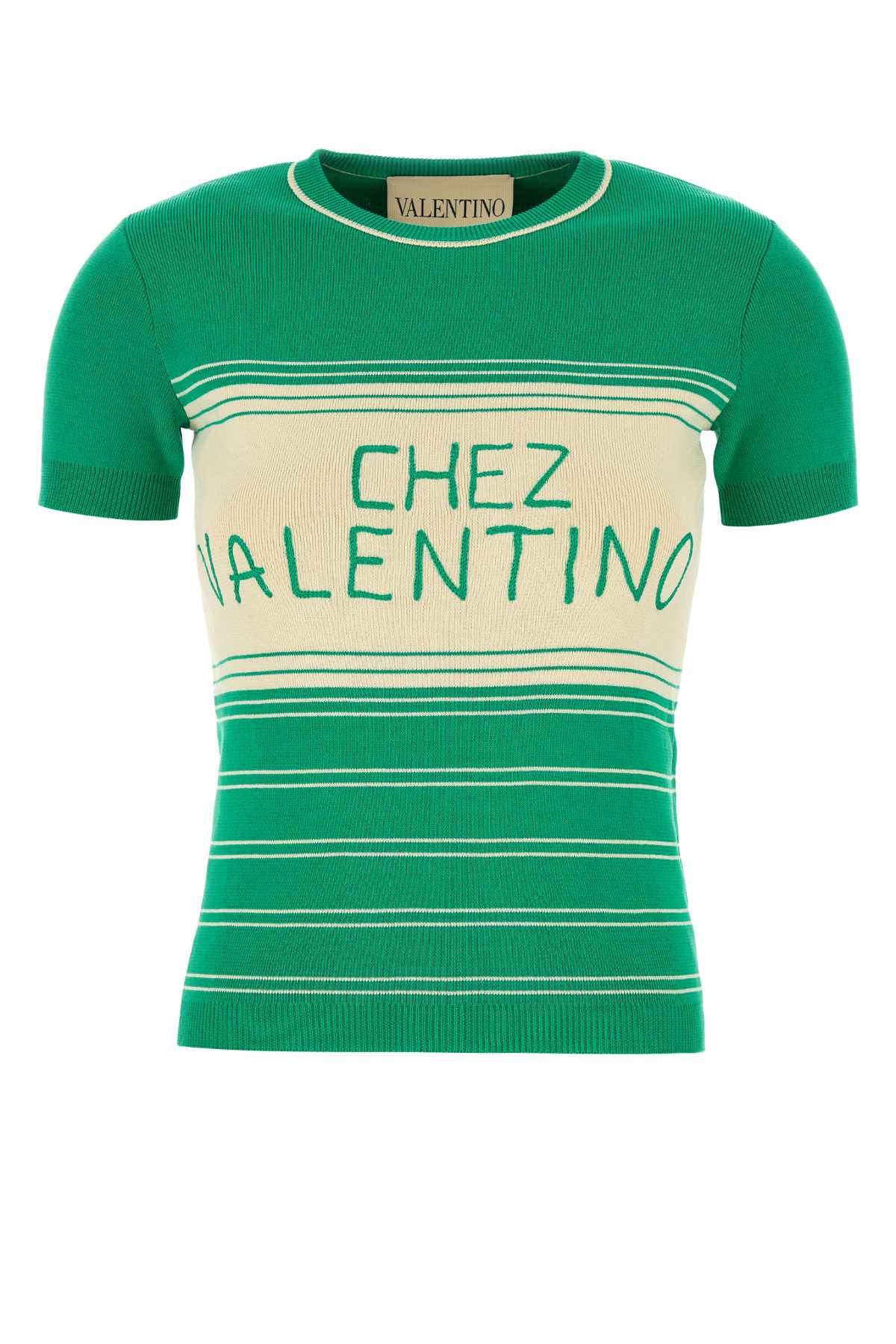 VALENTINO GARAVANI MAGLIA | SOLID | COTTON For Women Exterior: 100% Cotton