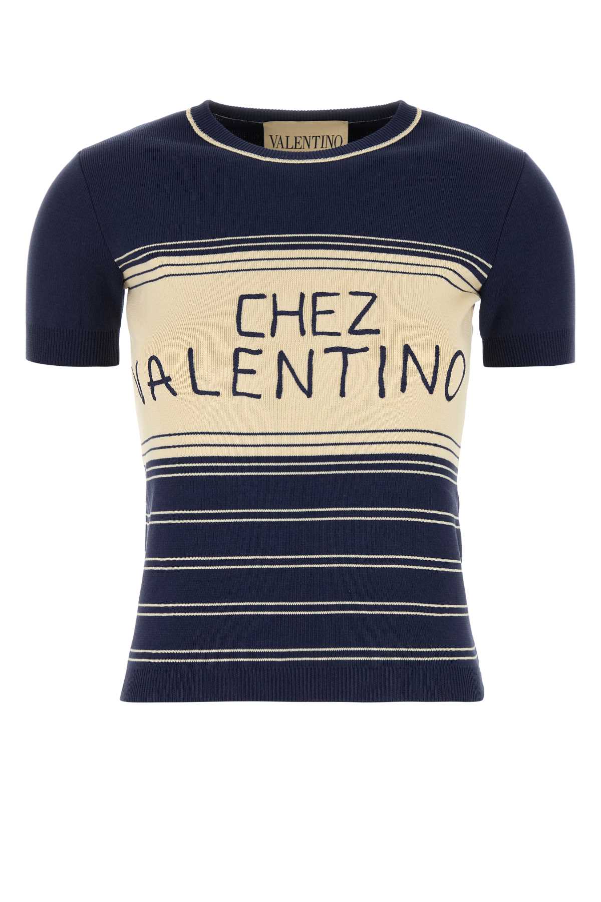 VALENTINO GARAVANI MAGLIA | SOLID | COTTON For Women Exterior: 100% Cotton