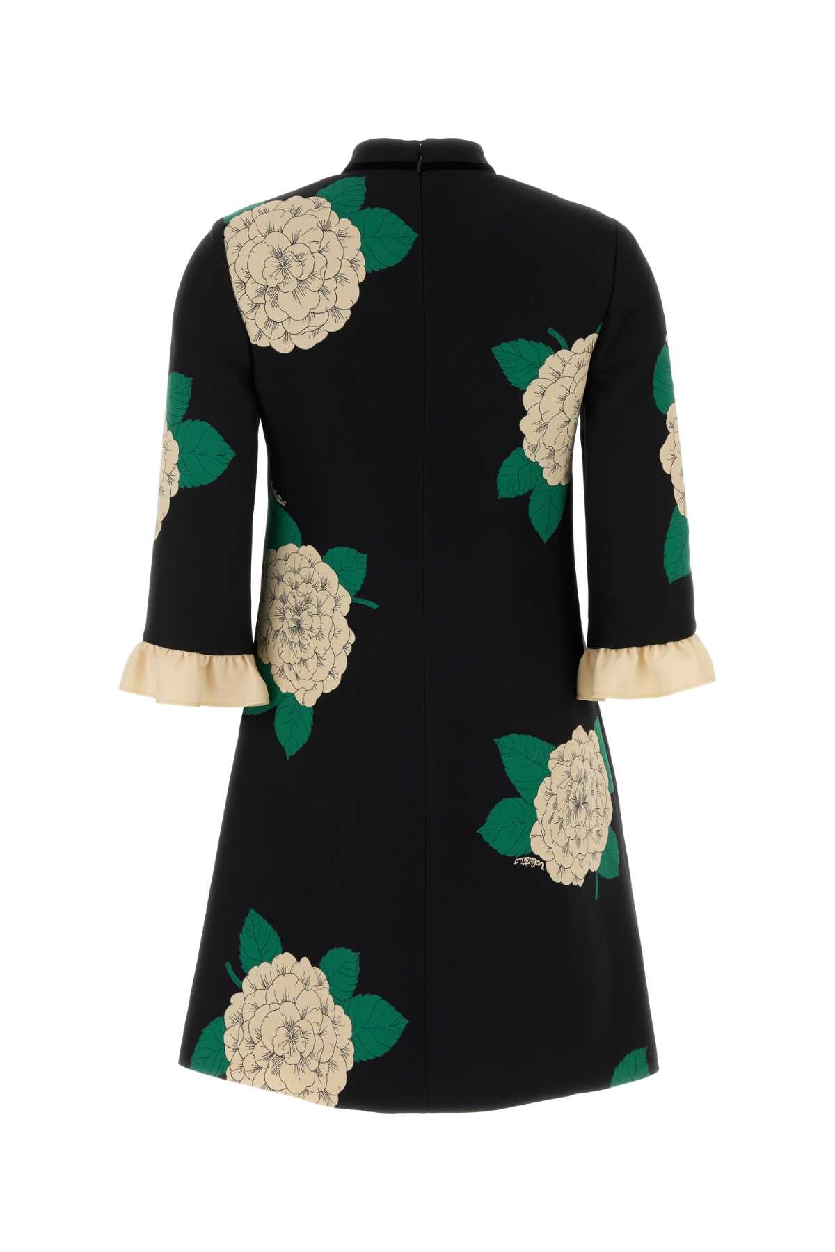 VALENTINO GARAVANI DRESS | PATTERN | CREPE C For Women Exterior: 65% Virgin wool 35% Silk Lining: 100% Silk