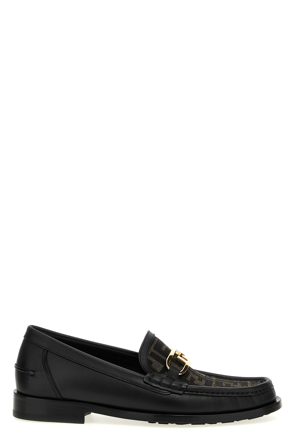 FENDI 'O'Lock' loafers For Men 65% polyamide 35% cotton