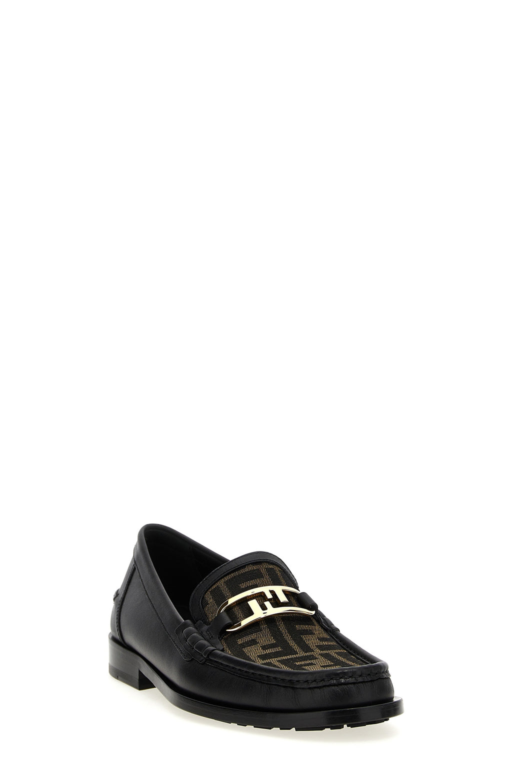 FENDI 'O'Lock' loafers For Men 65% polyamide 35% cotton