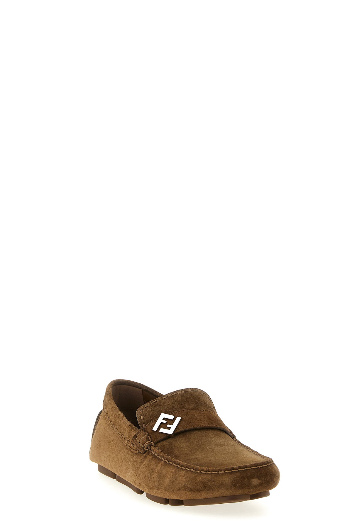 FENDI 'Driver FF' loafers For Men 100% calfskin leather (Bos Taurus)