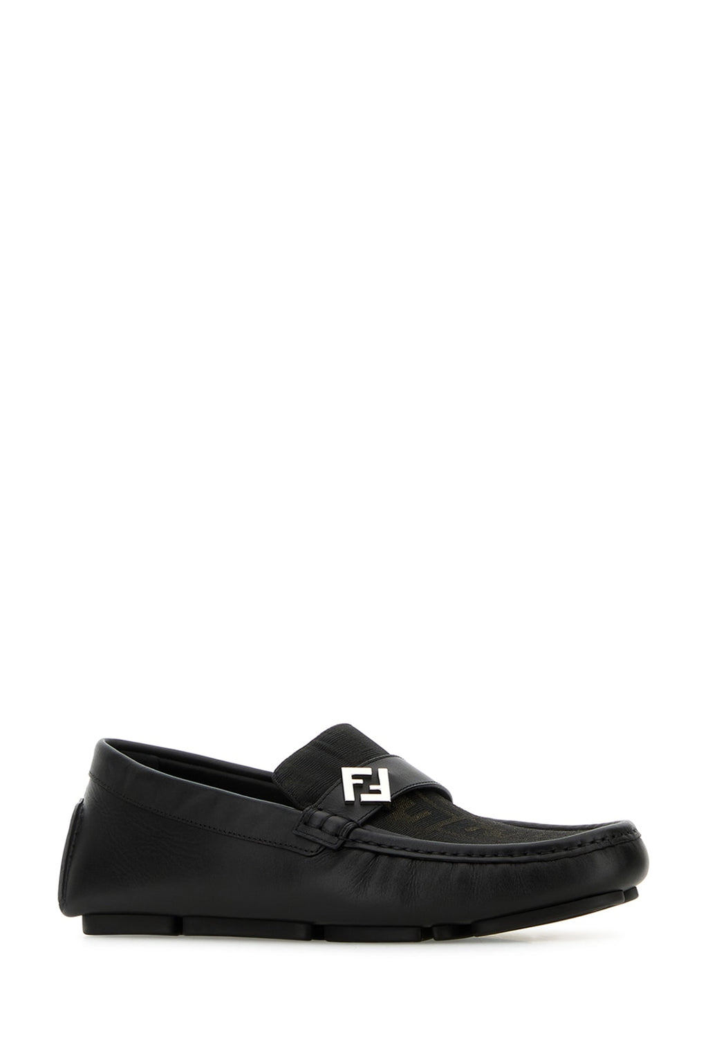 FENDI DRIVER TESS.FF SFUMATO+VITELLO For Men 65%PA,35%CO+100%RES+100%VIT+Interno:100%VIT
