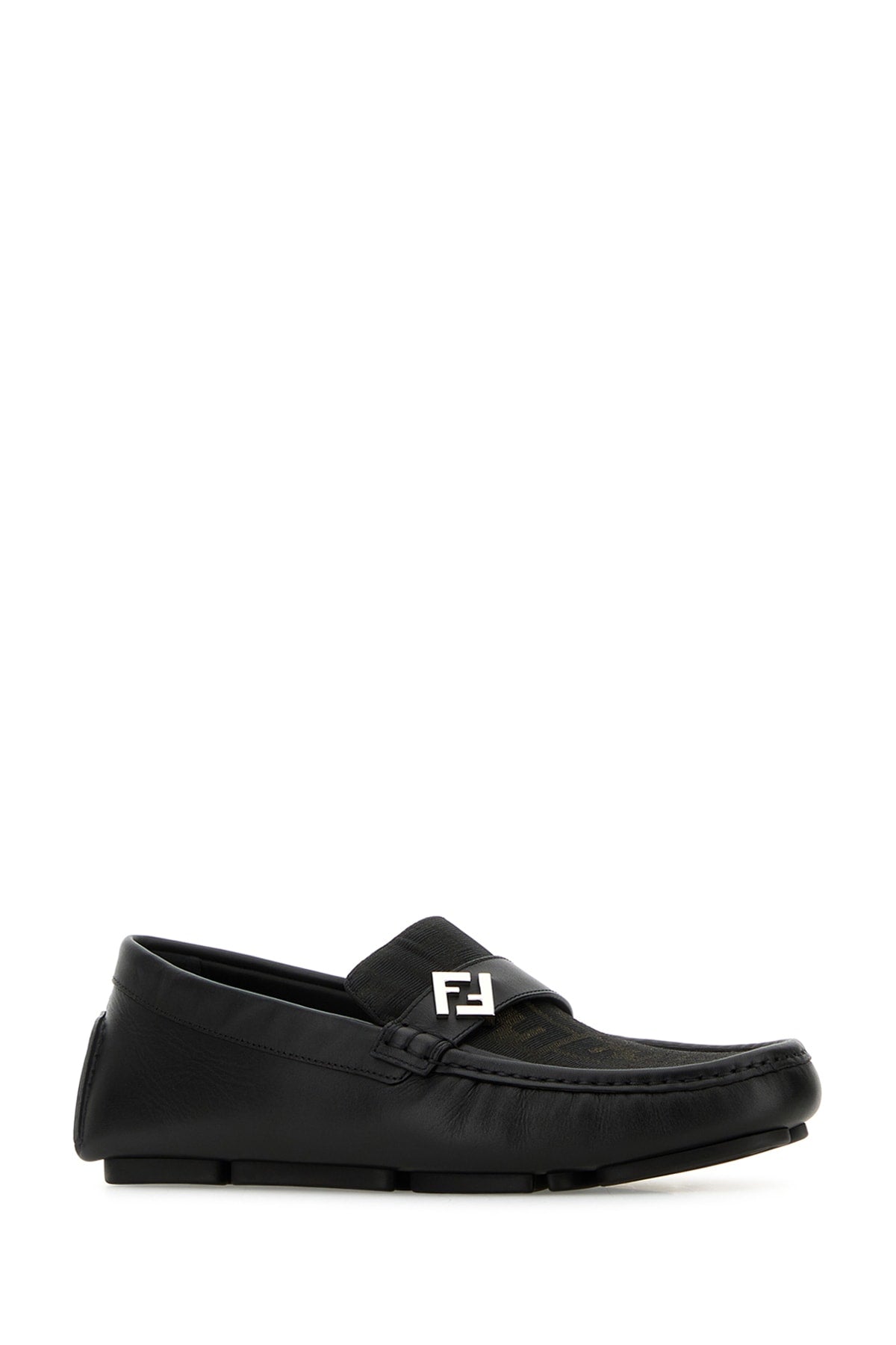 FENDI DRIVER TESS.FF SFUMATO+VITELLO For Men 65%PA,35%CO+100%RES+100%VIT+Interno:100%VIT