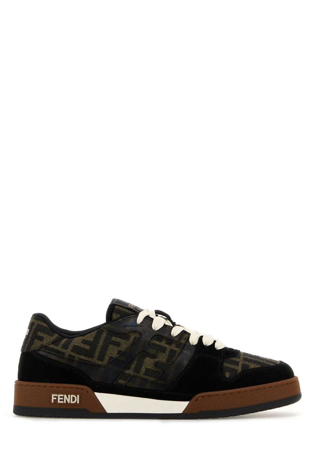 FENDI MATCH CROS+TESS.FF C/INIEZ+LOG For Men Exterior: 100% Fabric 100% Calf 100% Rubber Interior: 100% Polyester Sole: Rubber