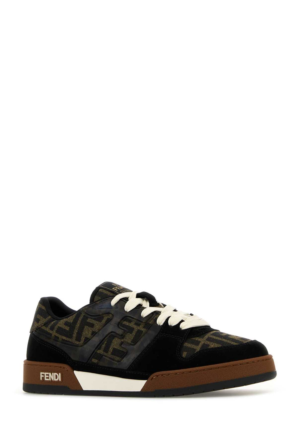 FENDI MATCH CROS+TESS.FF C/INIEZ+LOG For Men Exterior: 100% Fabric 100% Calf 100% Rubber Interior: 100% Polyester Sole: Rubber